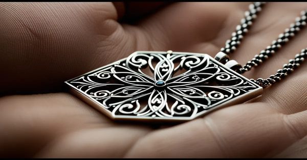 Bijoux laudaris : Éclat de la foi avec des pièces en argent et acier