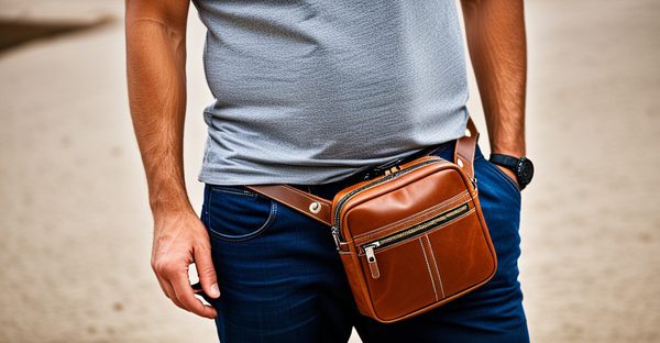 Sacoche ventrale pour homme : élégance et praticité au quotidien